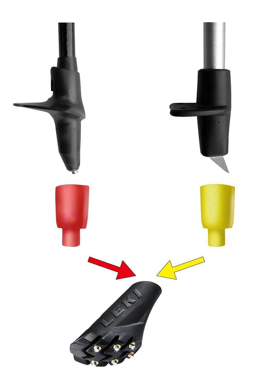 Leki Nordic Walking Pads "Silent Spike", Für Exel, Axess, usw. Leki Nordic Walking Pads "Silent Spike", Für Exel, Axess, usw. von Leki