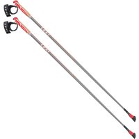 Leki Smart Carat Nordic-Walking-Stoecke Grey/Red von Leki