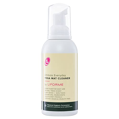 Liforme Ultimativer Yogamatten-Reiniger für den Alltag, umweltfreundlich, natürlich, organischer Reiniger, vegan, sicher für alle Yogamatten, klebt nicht, reinigt, regeneriert, regeneriert – 150 ml Liforme Ultimativer Yogamatten-Reiniger für den Alltag, umweltfreundlich, natürlich, organischer Reiniger, vegan, sicher für alle Yogamatten, klebt nicht, reinigt, regeneriert, regeneriert – 150 ml von LIFORME