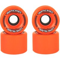 Long Island Hurricanes Freeride Longboard Wheels 65mm 83A - Orange von Long Island