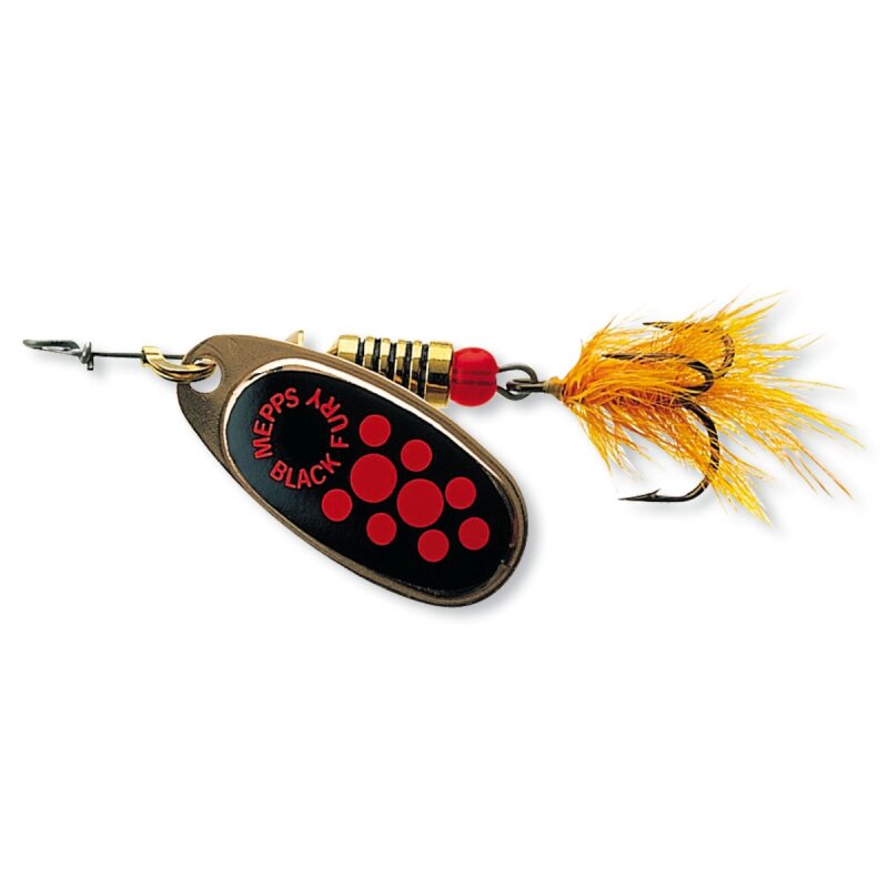 MEPPS Black Fury mit Fliege Gr.3 6,5g Kupfer MEPPS Black Fury mit Fliege Gr.3 6,5g Kupfer