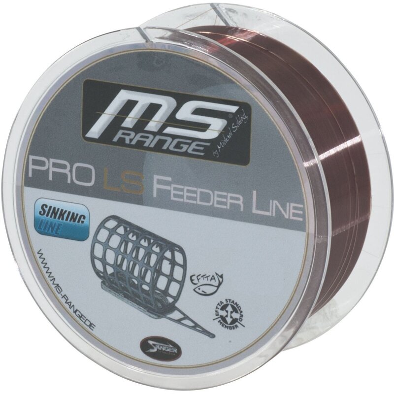 MS RANGE Pro LS Feeder 0,18mm 2,59kg 300m Braun (0,03 € pro 1 m)