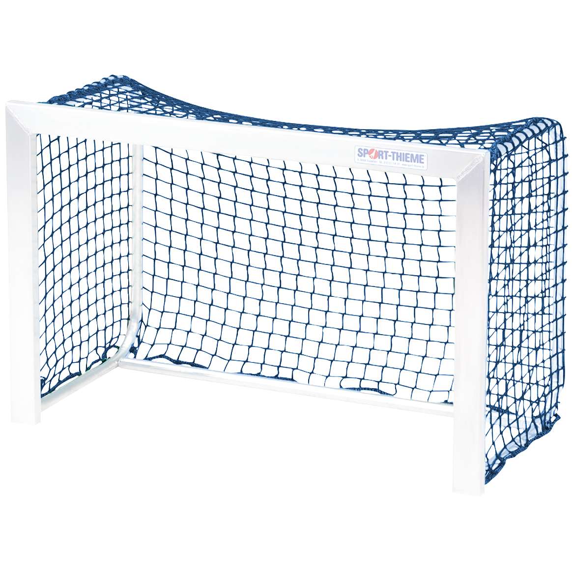 Fußballtornetz für Mini-Fußballtor, MW 4,5 cm, Blau, Für Tor 1,20x0,80 m, Tortiefe 0,70 m