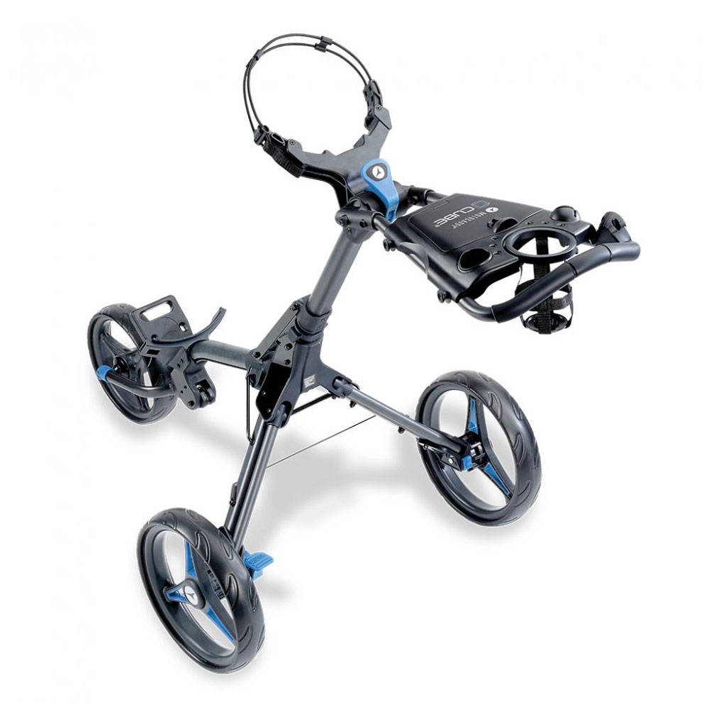 'Motocaddy Cube 3 Rad Trolley schwarz/blau' von Motocaddy