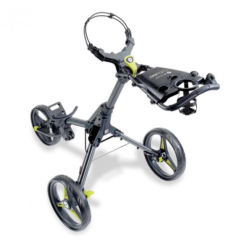 'Motocaddy Cube 3 Rad Trolley schwarz/lime' von Motocaddy