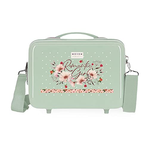 Movom Romantic Girl Anpassbarer Kulturbeutel mit mehrfarbigem Schultergurt 29 x 21 x 15 cm, starres ABS, 9,14 l, 0,6 kg Movom Romantic Girl Anpassbarer Kulturbeutel mit mehrfarbigem Schultergurt 29 x 21 x 15 cm, starres ABS, 9,14 l, 0,6 kg von MOVOM
