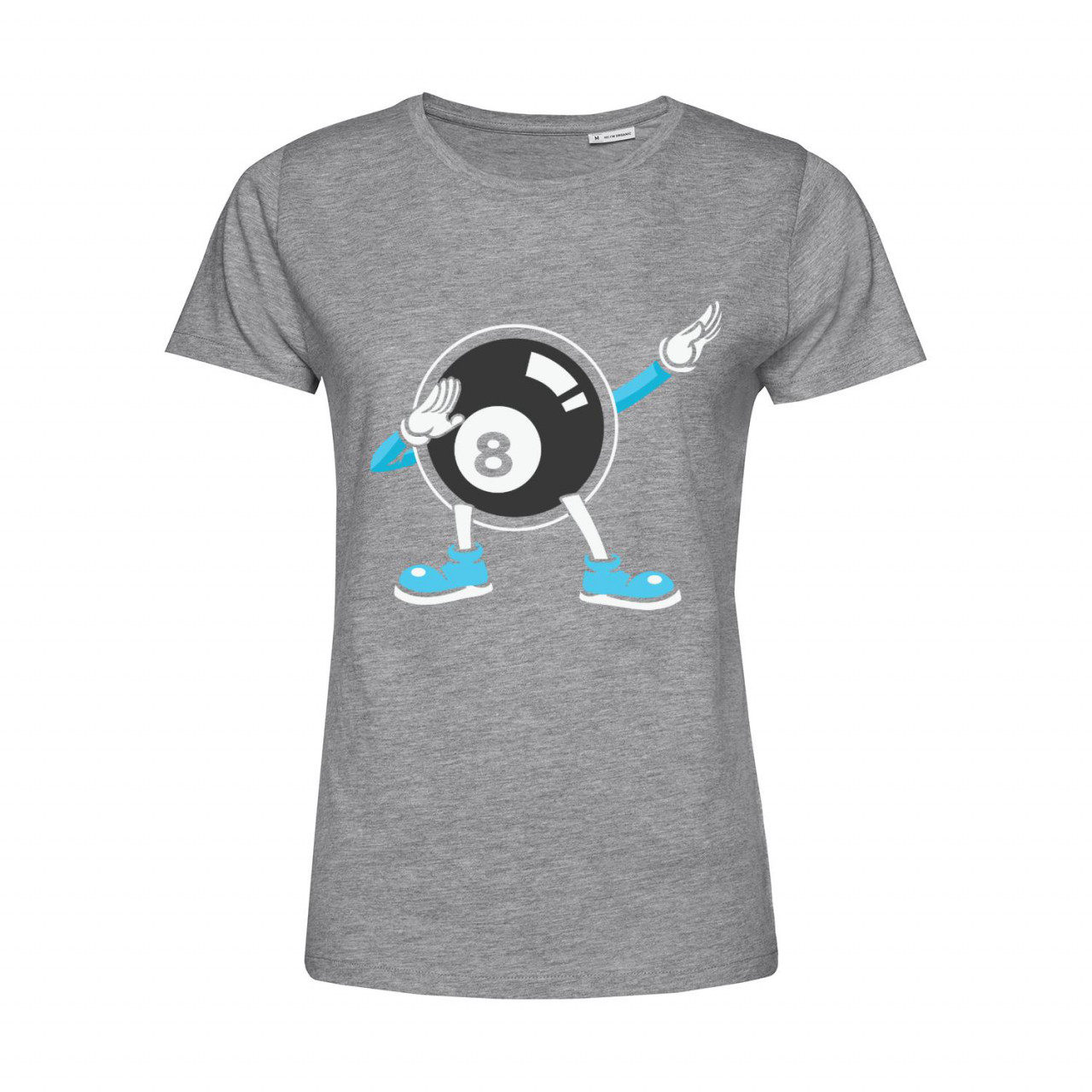 Nachhaltiges T-Shirt Damen Billard - schwarze Acht Dab Nachhaltiges T-Shirt Damen Billard - schwarze Acht Dab