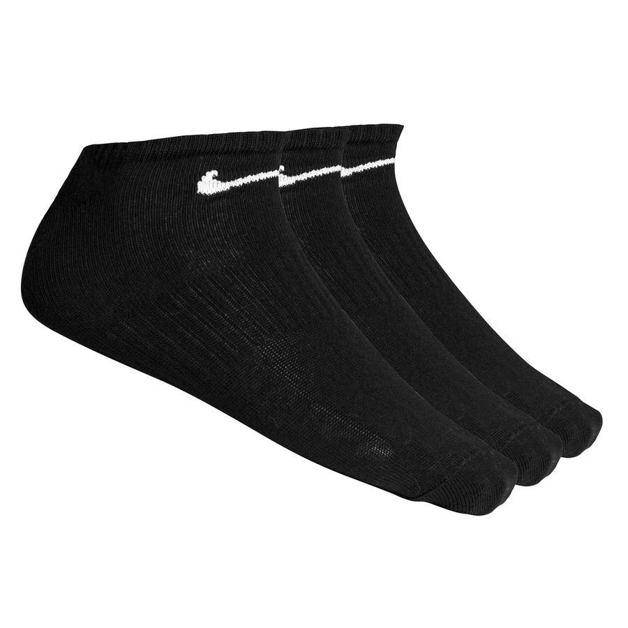 Nike Knöchelsocken Lightweight No-Show 3er-Pack - Schwarz/Weiß