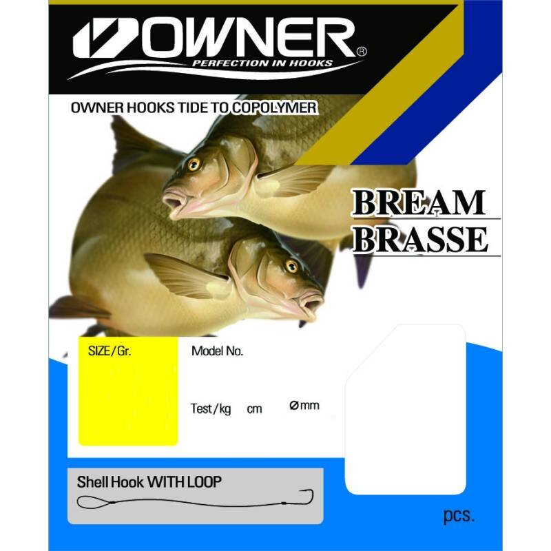 OWNER Brasse 70cm Gunsmoke Gr.8 0,20mm 10Stk. OWNER Brasse 70cm Gunsmoke Gr.8 0,20mm 10Stk.