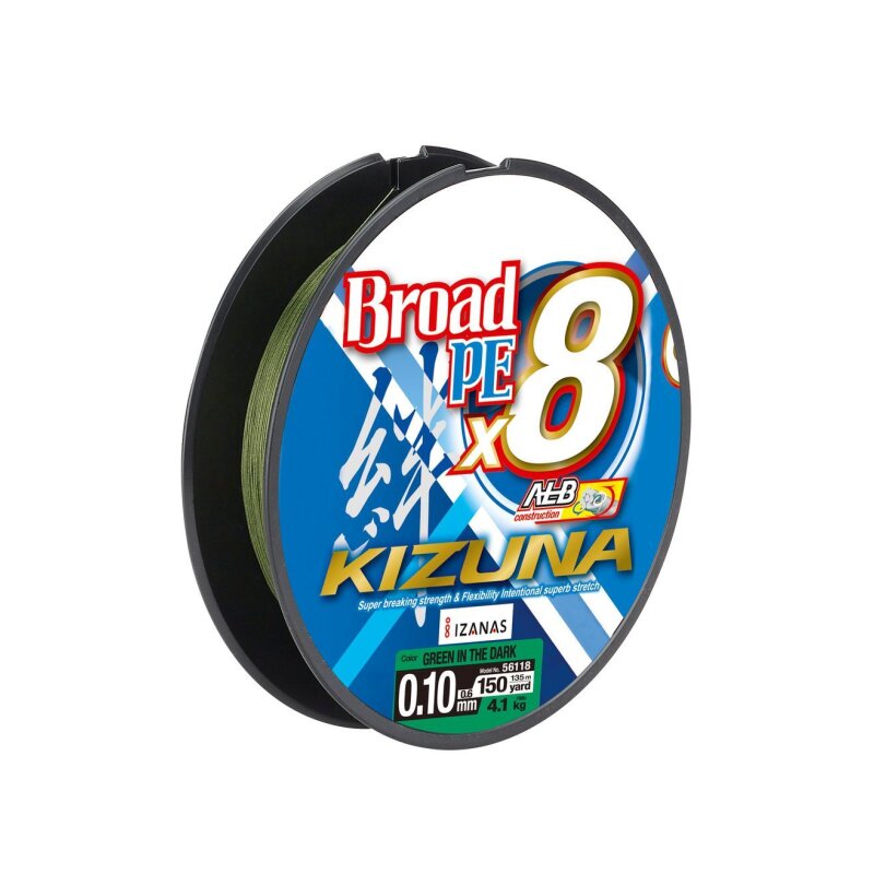 OWNER Kizuna 8braid 0,13mm 6,7kg 135m Grün (0,10 € pro 1 m)