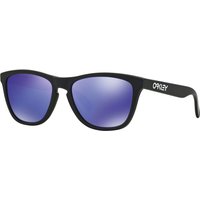 Oakley Frogskins Sonnenbrille Matte Black/Violet Iridium von Oakley