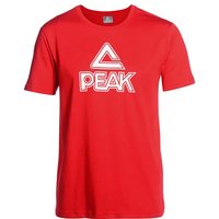 PEAK Big Logo T-Shirt 20334 - rot M von Peak