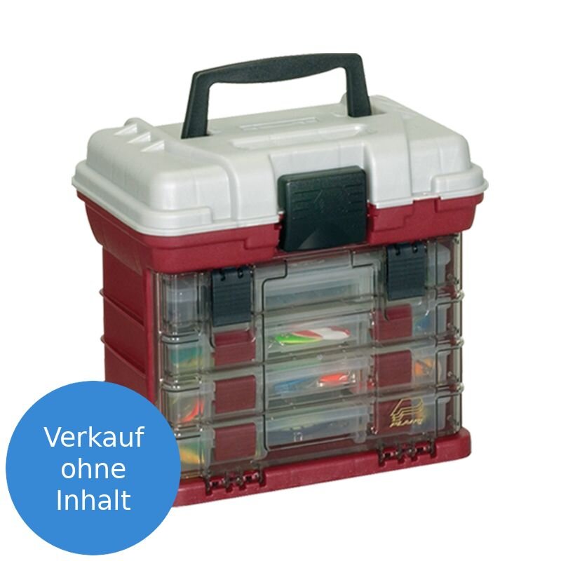 PLANO 135402 4-BY Rack System 25,1x16,5x25,4cm Red/Silver PLANO 135402 4-BY Rack System 25,1x16,5x25,4cm Red/Silver