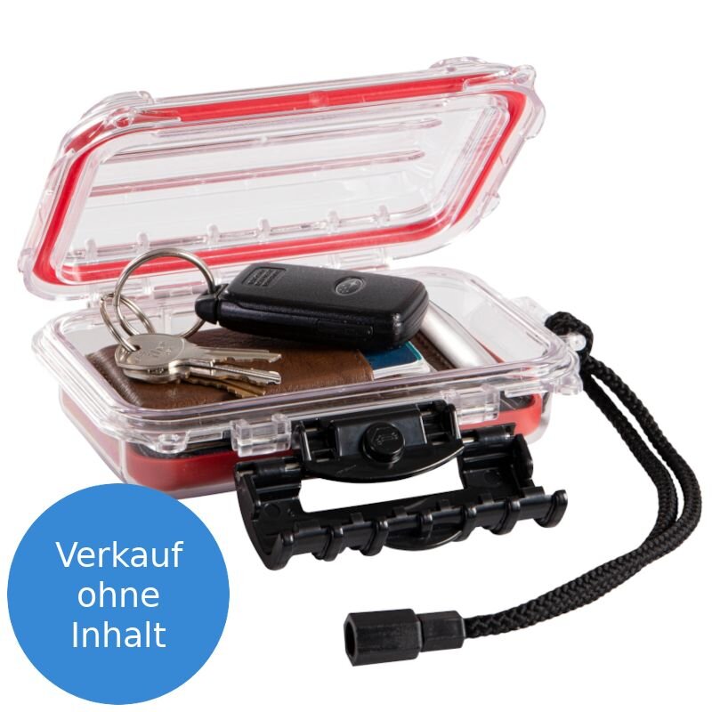PLANO Guide Series Waterproof Case 144900 156,5x11,9x5,4cm Red/Clear PLANO Guide Series Waterproof Case 144900 156,5x11,9x5,4cm Red/Clear