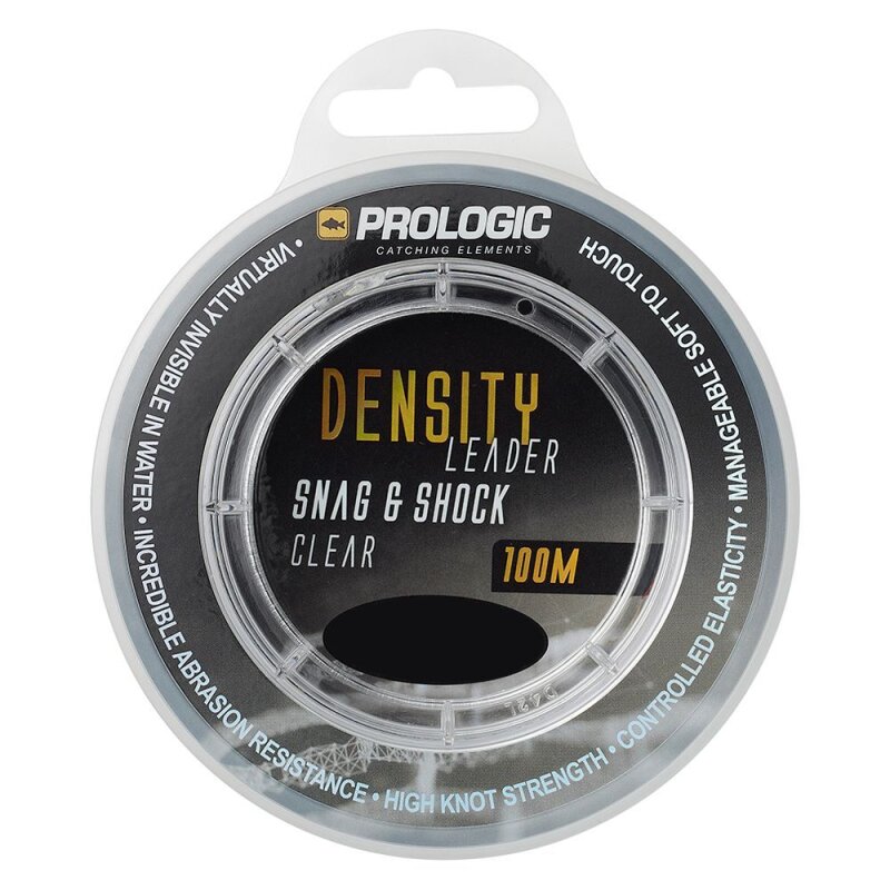 PROLOGIC Density Snag & Shock Leader 0,5mm 13,6kg 100m Clear (0,06 € pro 1 m)