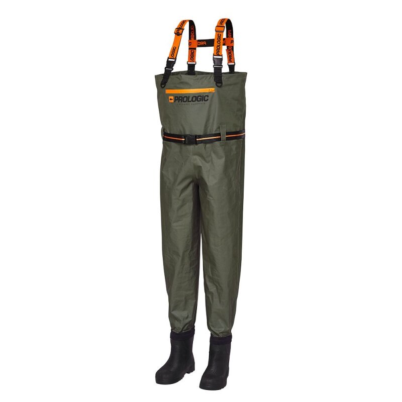 PROLOGIC Inspire Chest Bootfoot Wader EVA Sole XL Gr.44-45 Green PROLOGIC Inspire Chest Bootfoot Wader EVA Sole XL Gr.44-45 Green