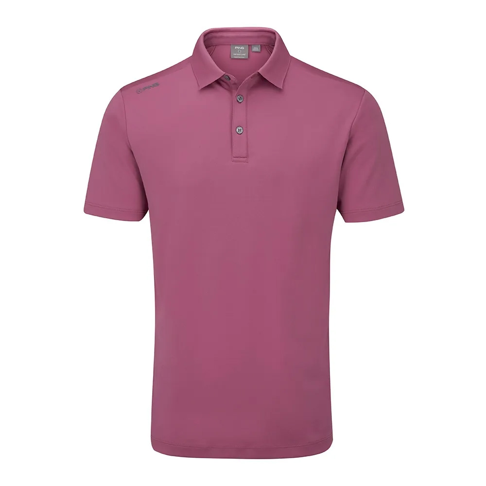 'Ping Golf Herren Polo Lindum altrosa' von Ping