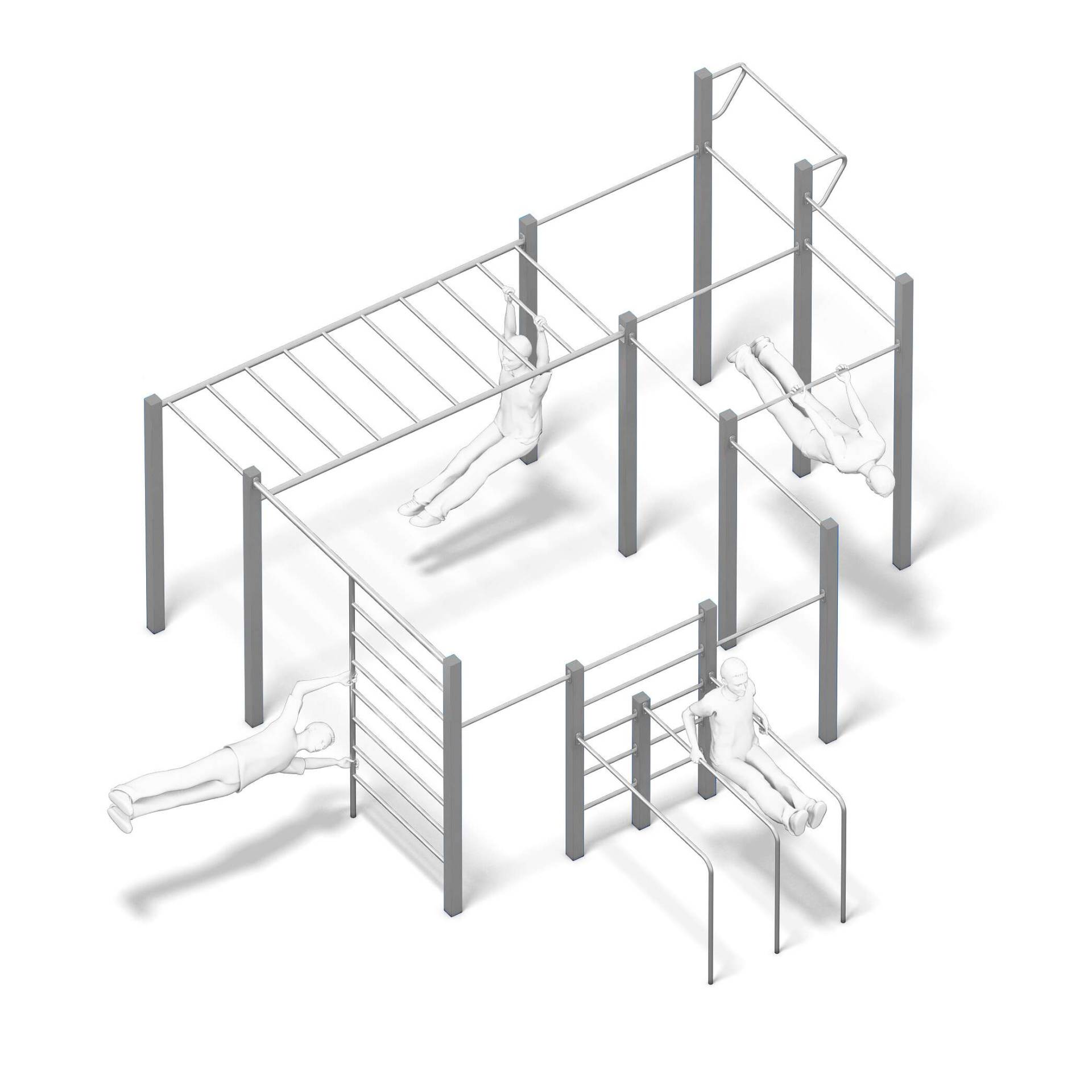 Playparc Calisthenics-Anlage "Allround" Playparc Calisthenics-Anlage "Allround" von Playparc