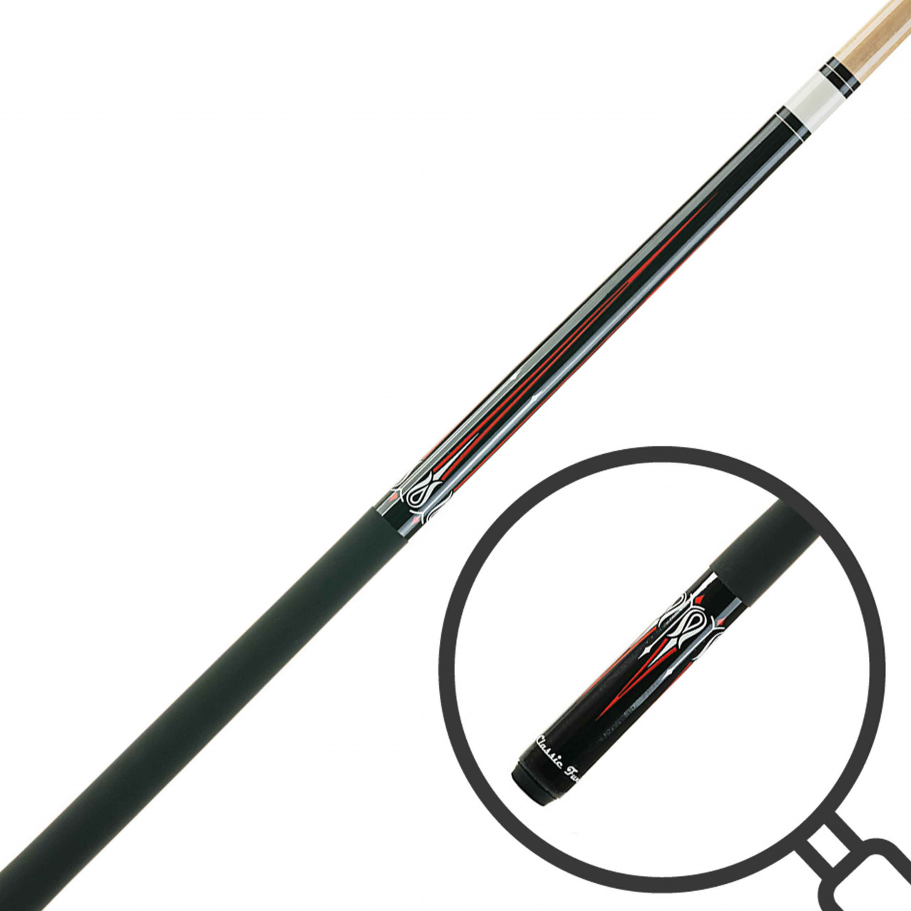Poolqueue CLASSIC FUN CF- rot / schwarz Poolqueue CLASSIC FUN CF- rot / schwarz
