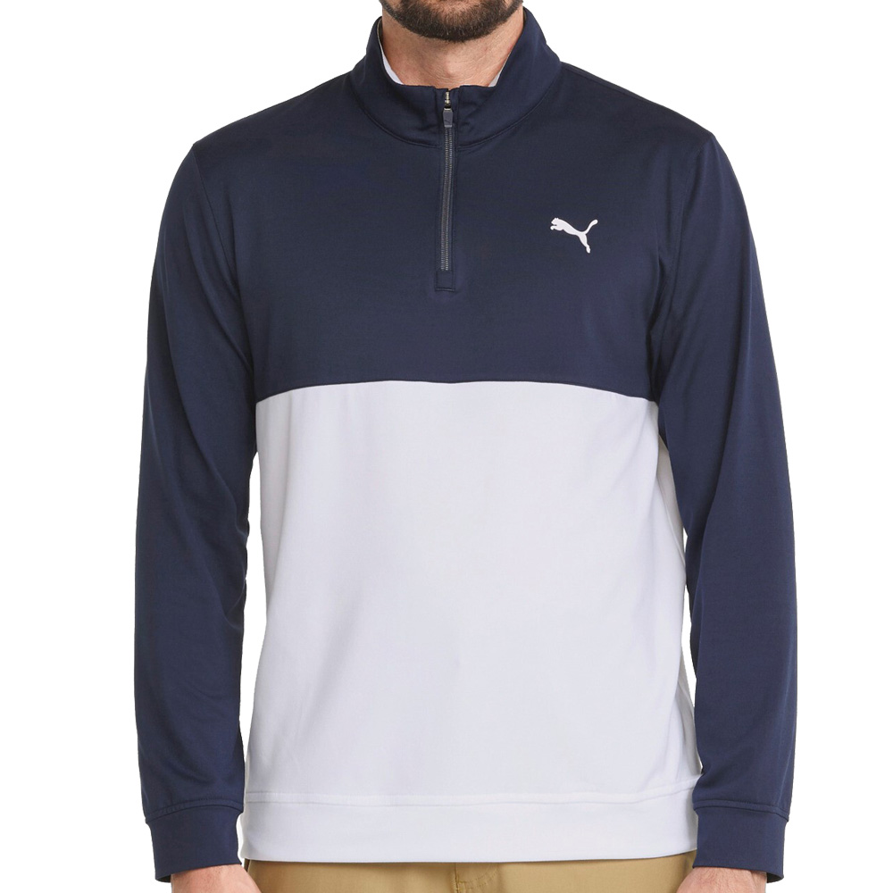 'Puma Golf Herren Gamer 1/4 Zip Pullover navy/weiss' 'Puma Golf Herren Gamer 1/4 Zip Pullover navy/weiss' von 'Puma Golf'