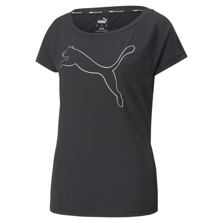 Puma Train Favorite Jersey Cat Tee 522420 Puma Black - Gr. L