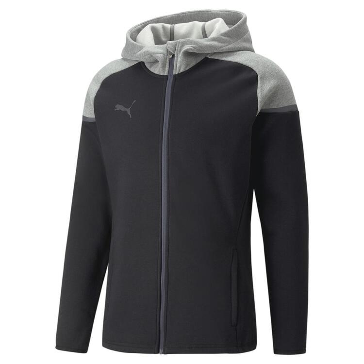 Puma teamCUP Casuals Hooded Jkt 657987 PUMA Black - Gr. S Puma teamCUP Casuals Hooded Jkt 657987 PUMA Black - Gr. S