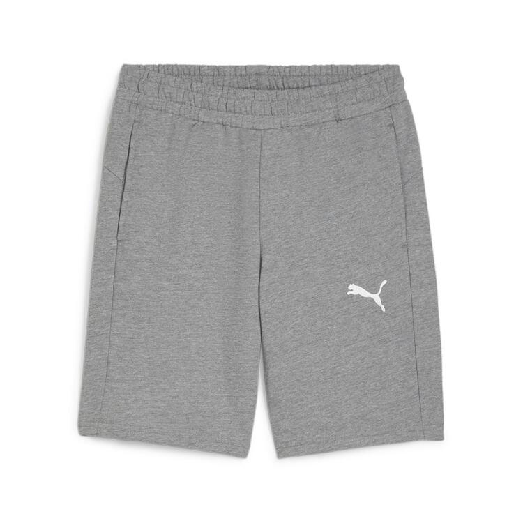 Puma teamGOAL Casuals Shorts 658608 Medium Gray Heather-PUMA White...