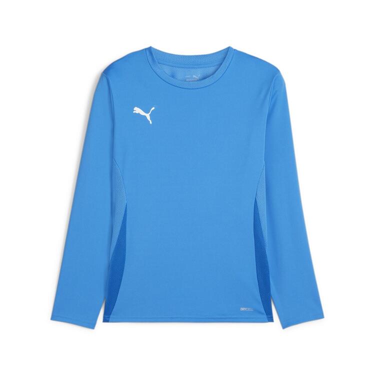 Puma teamGOAL LS Jersey Jr 705751 Electric Blue Lemonade-PUMA...