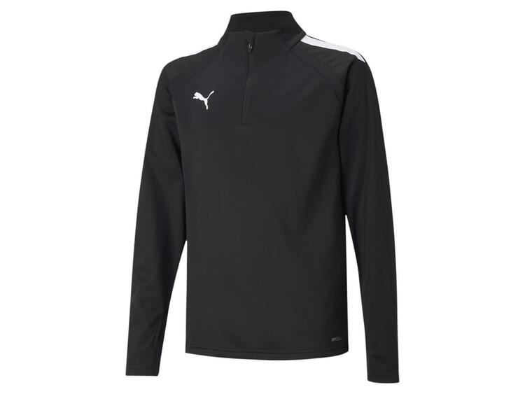 Puma teamLIGA 1/4 Zip Top Jr 657237 Puma Black-Puma White - Gr. 152