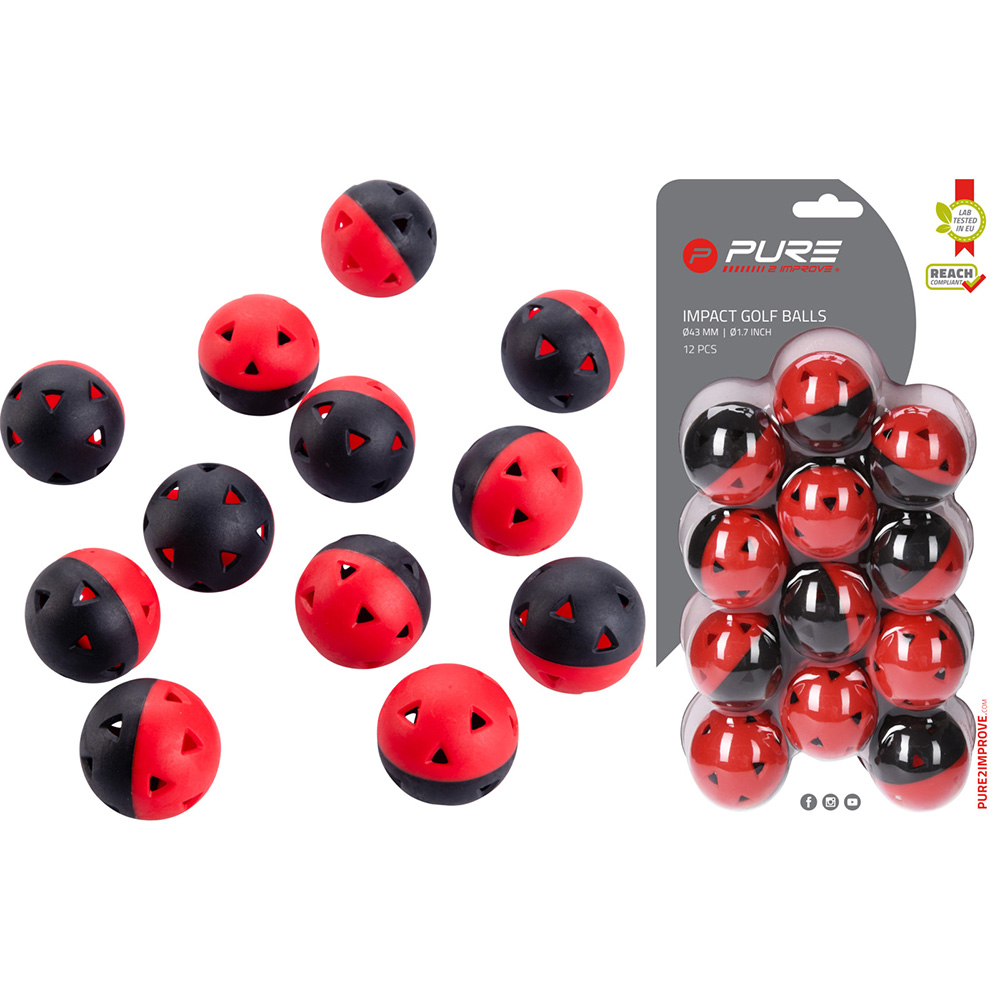'Pure 2 Improve Ãbungsbälle Bälle schwarz/rot' 'Pure 2 Improve Ãbungsbälle Bälle schwarz/rot' von Pure2Improve