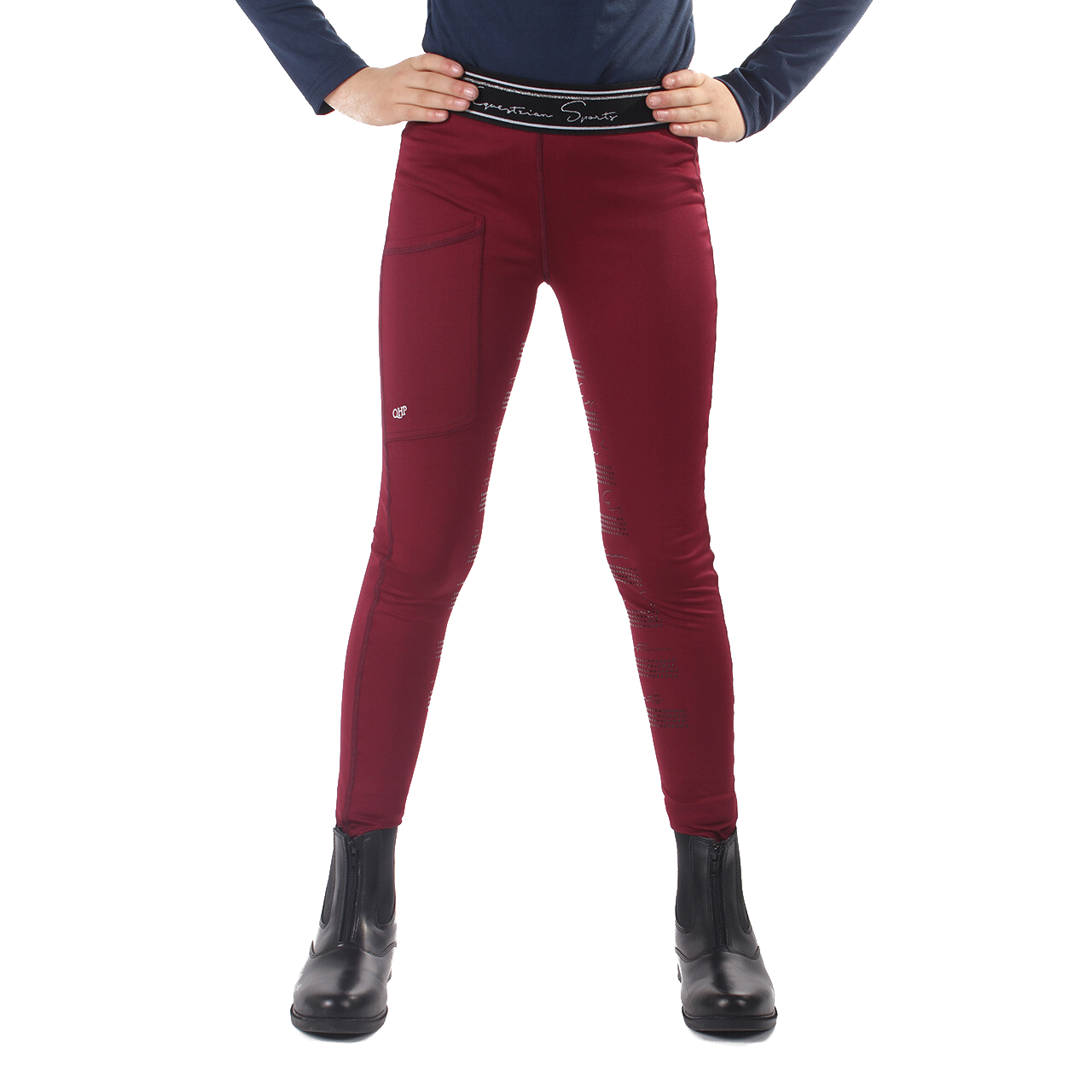 QHP Junior Eden Vollbesatz Reitleggings Kinder von QHP