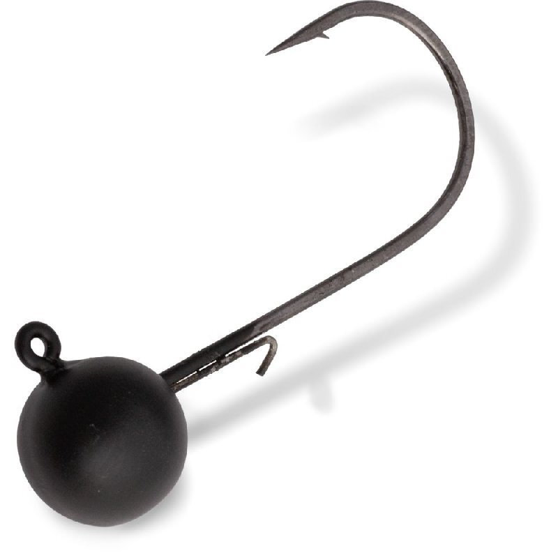 QUANTUM 4street Tungsten Ball Jig Head 2,6g Gr.1 Schwarz 2Stk.