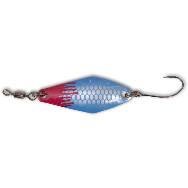 MAGIC TROUT Bloody Zoom Spoon 3cm 2,5g Silber/Blau MAGIC TROUT Bloody Zoom Spoon 3cm 2,5g Silber/Blau