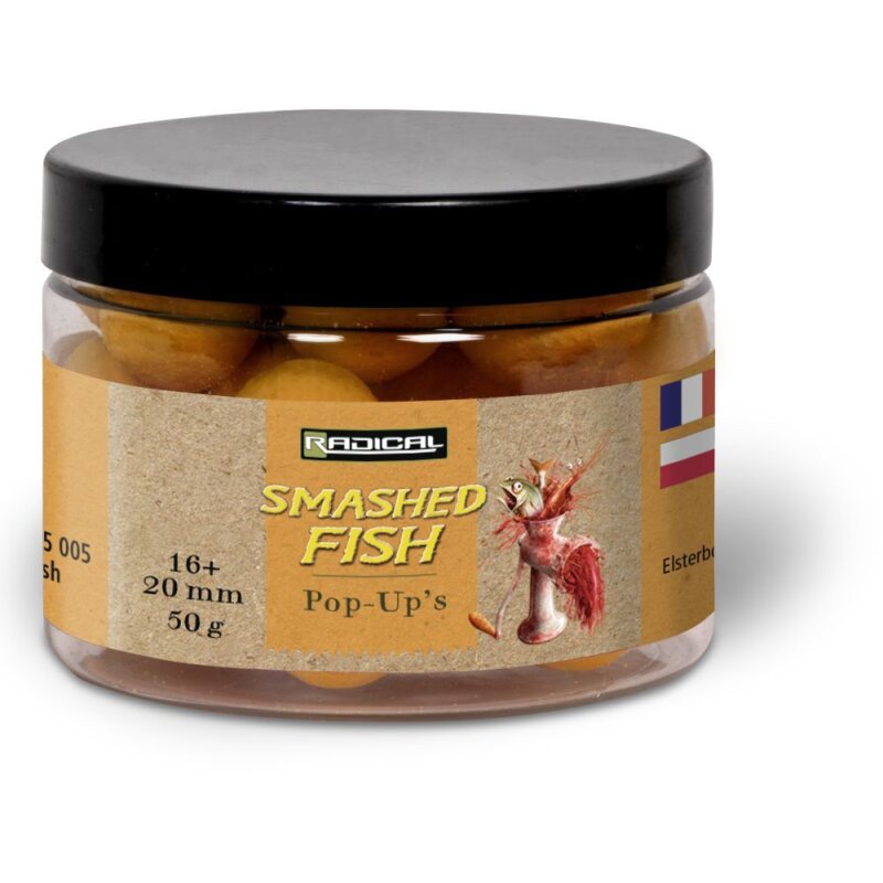 RADICAL Smashed Fish Pop Ups 16mm 20mm 50g (65,60 € pro 1 kg)