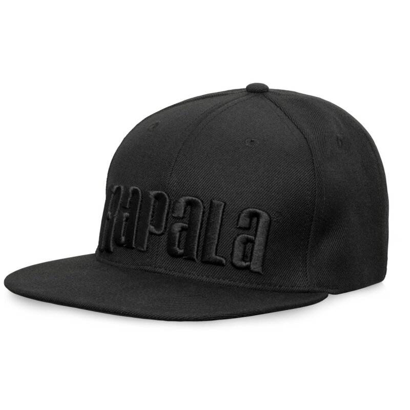 RAPALA Black Flat Brim Cap RBFBC OneSize Schwarz RAPALA Black Flat Brim Cap RBFBC OneSize Schwarz