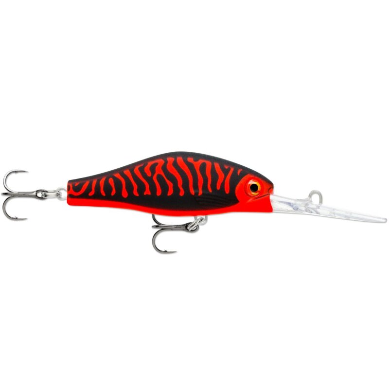 RAPALA Shadow Rap Jack Deep 5cm 6g Matte Black Red UV