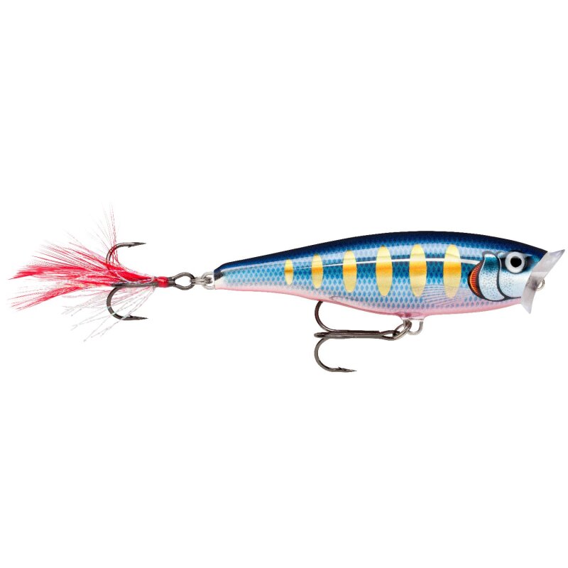 RAPALA Skitter Pop 5cm 6g Striped Hot Blue RAPALA Skitter Pop 5cm 6g Striped Hot Blue