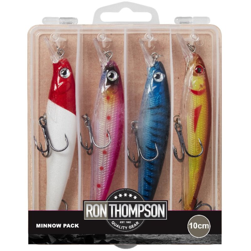 RON THOMPSON Minnow Pack 10cm 13g Mixed 4Stk.