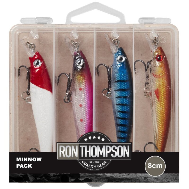 RON THOMPSON Minnow Pack 8cm 8g Mixed 4Stk. RON THOMPSON Minnow Pack 8cm 8g Mixed 4Stk.