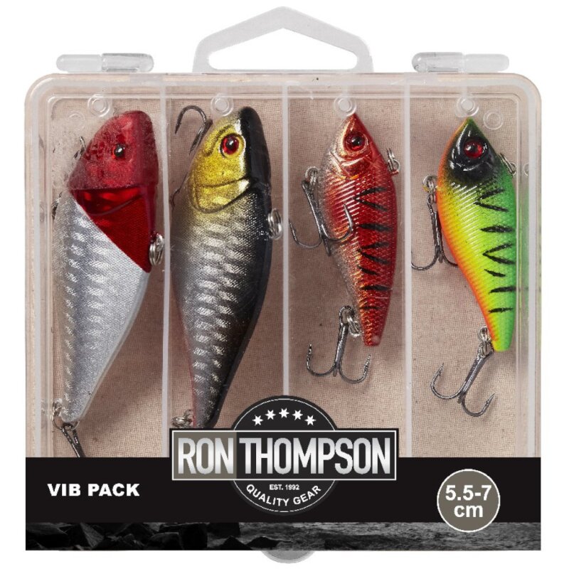 RON THOMPSON VIB Pack 5,5-7cm 6,5-13g Mixed 4Stk. RON THOMPSON VIB Pack 5,5-7cm 6,5-13g Mixed 4Stk.