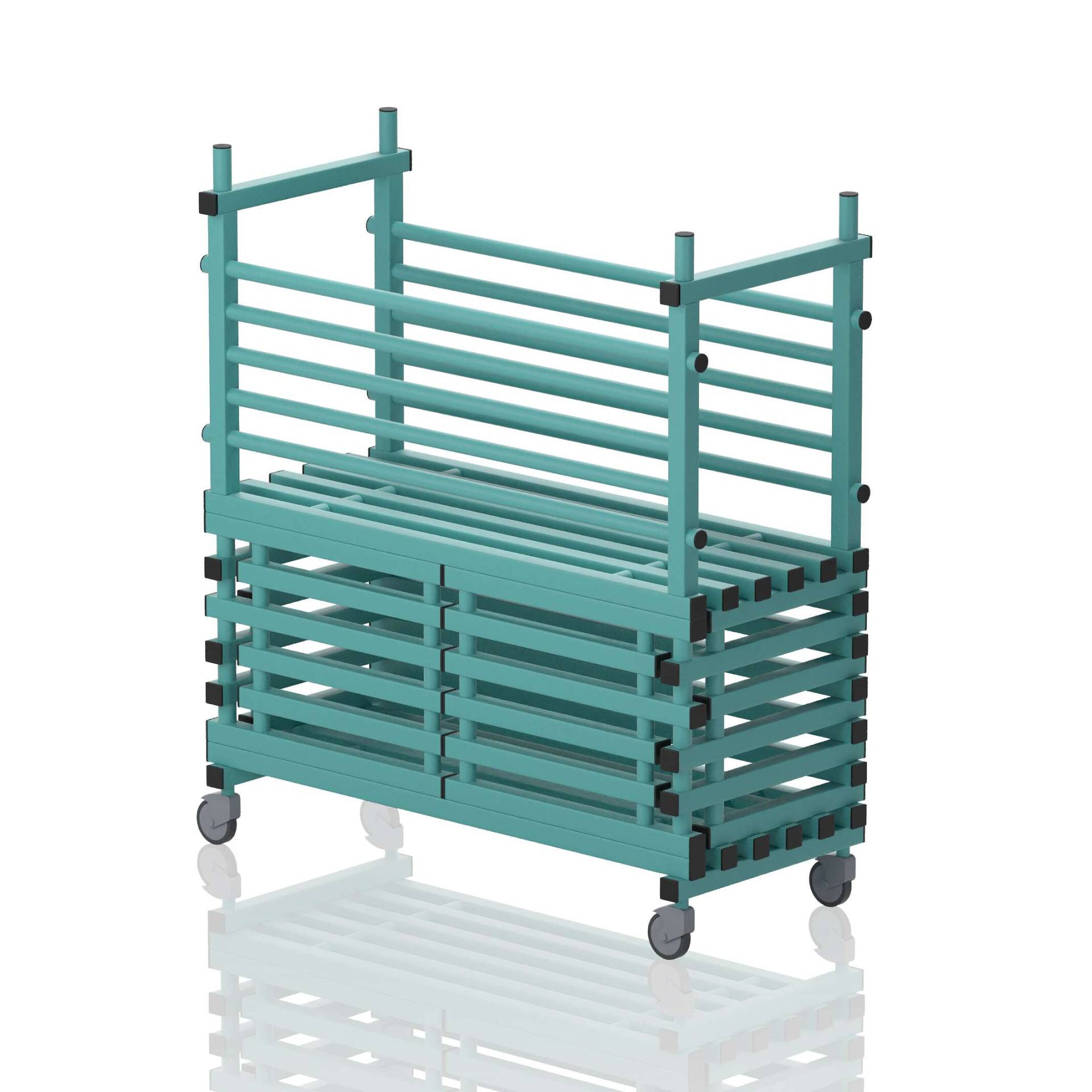 Sport-Thieme Regalwagen "Kombi" by Vendiplas, Aqua Sport-Thieme Regalwagen "Kombi" by Vendiplas, Aqua von Sport-Thieme