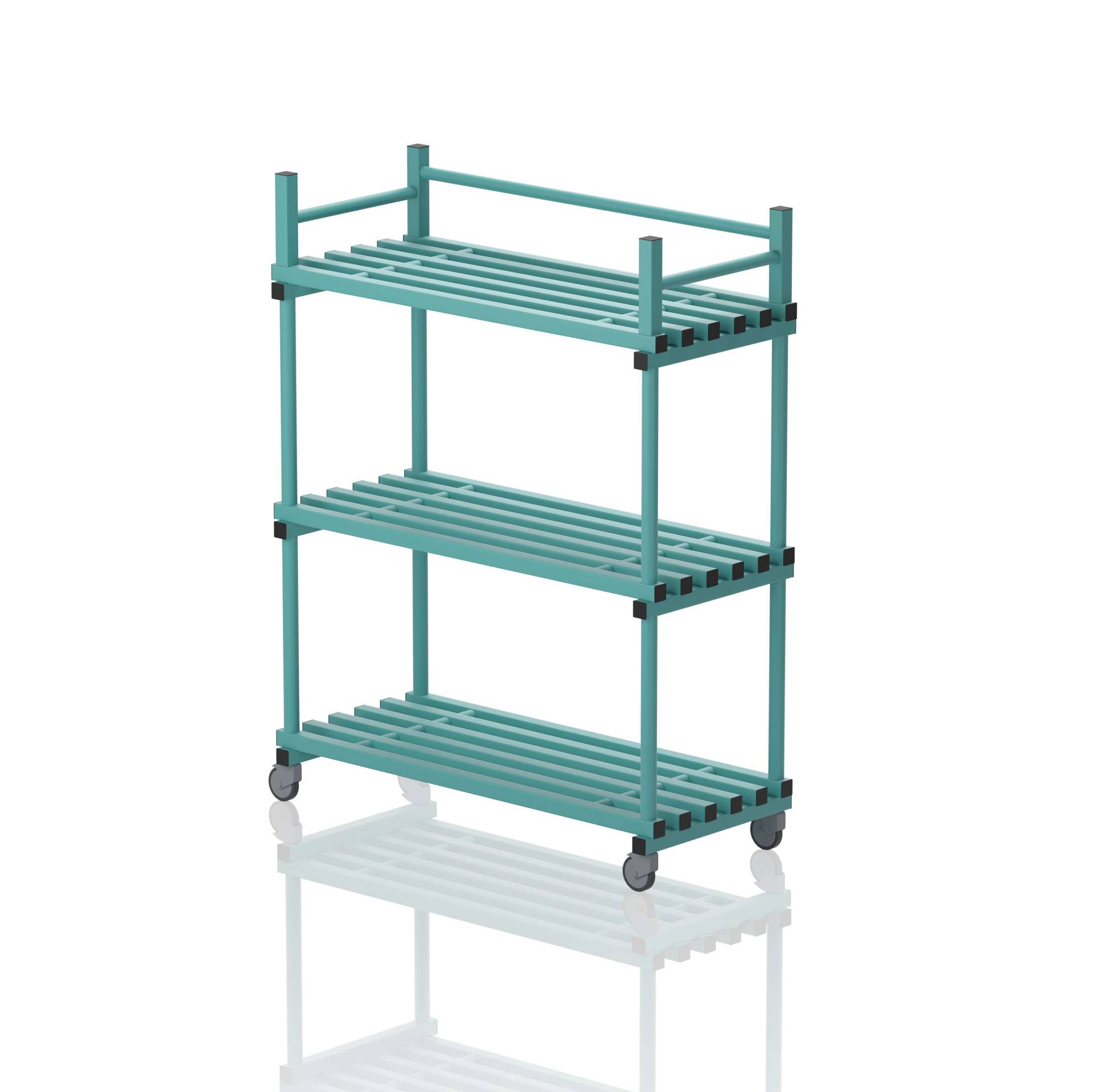Sport-Thieme Regalwagen "Maxi" by Vendiplas, Aqua Sport-Thieme Regalwagen "Maxi" by Vendiplas, Aqua von Sport-Thieme