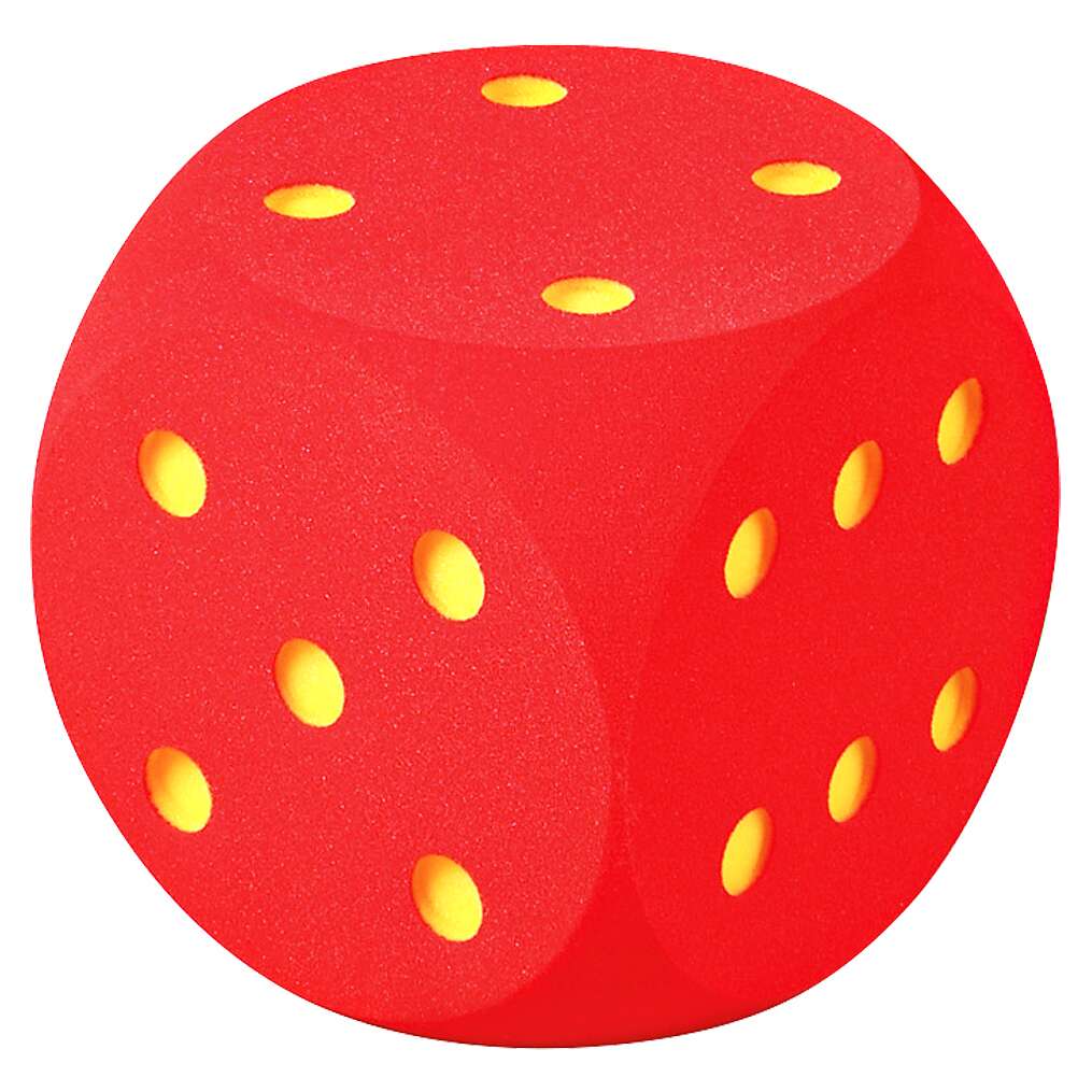Volley Schaumstoffwürfel, Rot, 50 cm Volley Schaumstoffwürfel, Rot, 50 cm von Volley