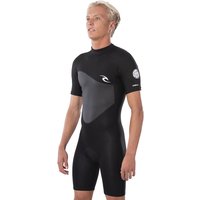 Rip Curl Omega Shortsleeve Spring 1.5mm Wetsuit Black von Rip Curl