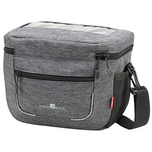 KLICKfix Unisex – Erwachsene Aventour Lenkertasche, Grau, One Size von KlickFix