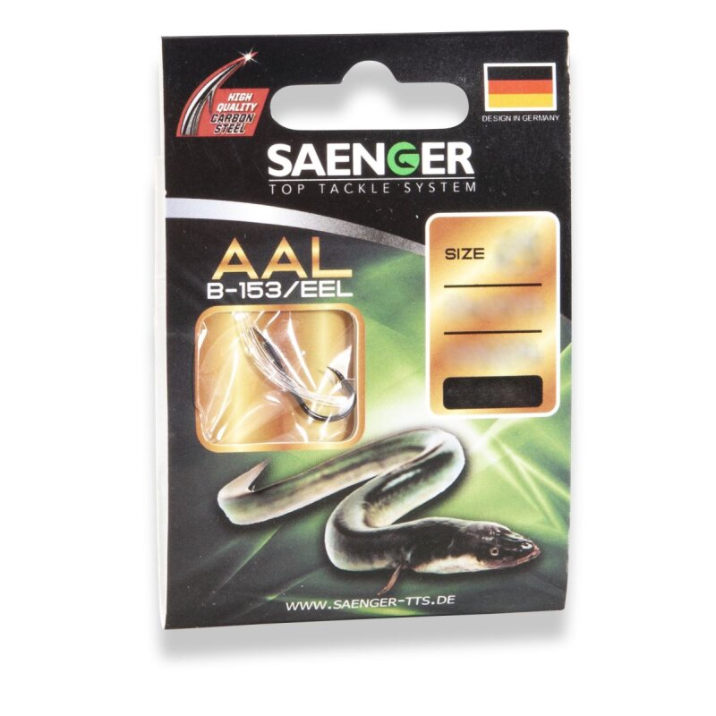 SÄNGER Aal B-153 Gr.8 0,28mm 70cm Schwarz 8Stk. SÄNGER Aal B-153 Gr.8 0,28mm 70cm Schwarz 8Stk.