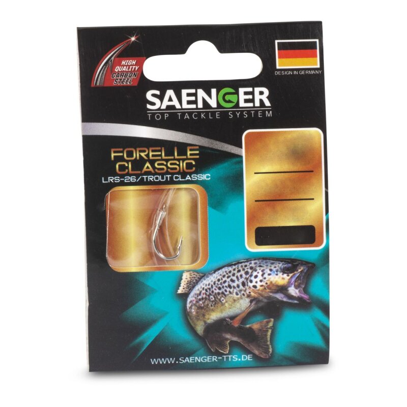 SÄNGER Forelle Classic LRS-26 Gr.10 0,20mm 60cm Silber 10Stk.