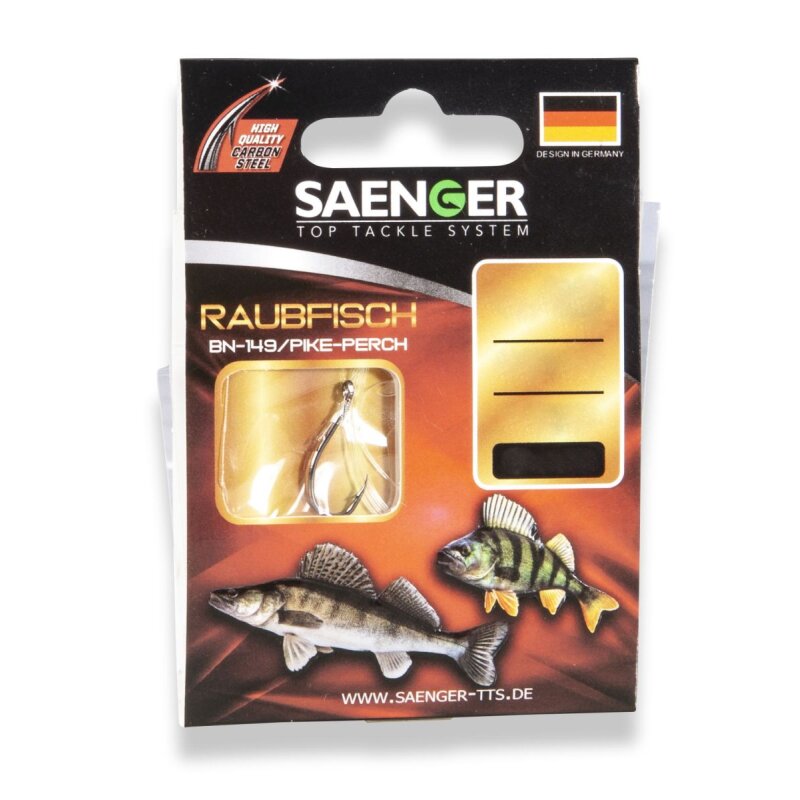 SÄNGER Raubfisch BN-149 Gr.4 0,25mm 70cm Silber 8Stk. SÄNGER Raubfisch BN-149 Gr.4 0,25mm 70cm Silber 8Stk.