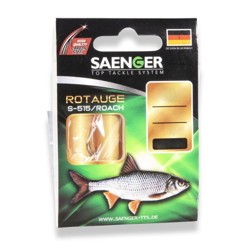 SÄNGER Rotauge S-515 Gr.16 0,10mm 60cm Silber 10Stk. SÄNGER Rotauge S-515 Gr.16 0,10mm 60cm Silber 10Stk.