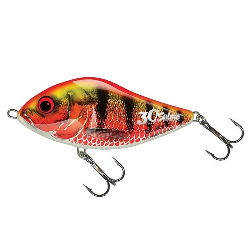 SALMO Slider Sinking 30th Anniversary 12cm 70g Holo Red Perch SALMO Slider Sinking 30th Anniversary 12cm 70g Holo Red Perch